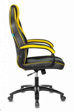 Кресло игровое Бюрократ VIKING 2 AERO YELLOW черный/желтый в Можге - mozhga.ok-mebel.com | фото 3