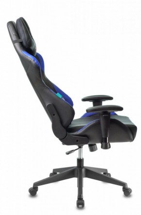 Кресло игровое Бюрократ VIKING 5 AERO BLUE черный/синий в Можге - mozhga.ok-mebel.com | фото 2