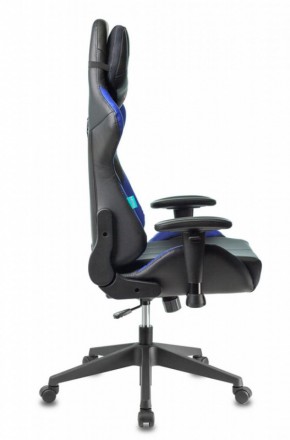 Кресло игровое Бюрократ VIKING 5 AERO BLUE черный/синий в Можге - mozhga.ok-mebel.com | фото 5