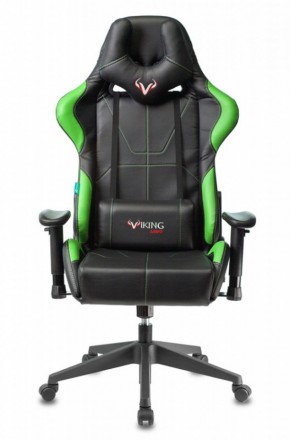 Кресло игровое Бюрократ VIKING 5 AERO LGREEN черный/салатовый в Можге - mozhga.ok-mebel.com | фото 2