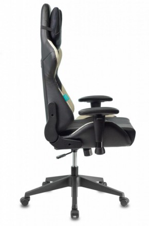 Кресло игровое Бюрократ VIKING 5 AERO WHITE черный/белый в Можге - mozhga.ok-mebel.com | фото 8
