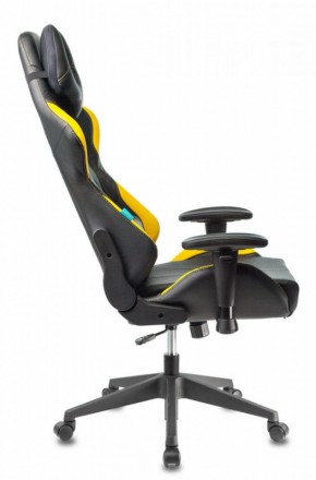 Кресло игровое Бюрократ VIKING 5 AERO YELLOW черный/желтый в Можге - mozhga.ok-mebel.com | фото 2