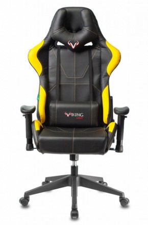 Кресло игровое Бюрократ VIKING 5 AERO YELLOW черный/желтый в Можге - mozhga.ok-mebel.com | фото 3