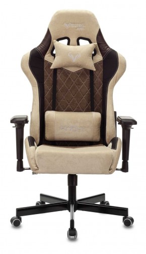 Кресло игровое Бюрократ VIKING 7 KNIGHT BR FABRIC коричневый/бежевый в Можге - mozhga.ok-mebel.com | фото 3