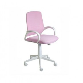 Кресло Ирис White сетка/ткань розовая в Можге - mozhga.ok-mebel.com | фото