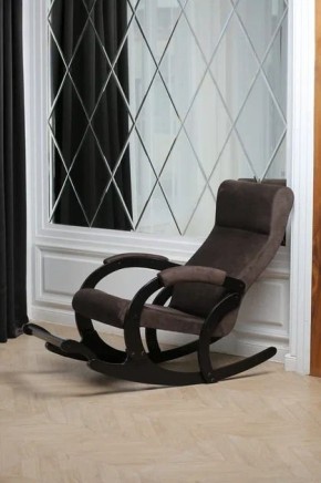 Кресло-качалка МАРСЕЛЬ 33-Т-AC (кофе) в Можге - mozhga.ok-mebel.com | фото 3