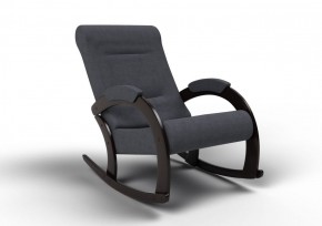 Кресло-качалка Венето 13-Т-ГР (ткань/венге) ГРАФИТ в Можге - mozhga.ok-mebel.com | фото 1