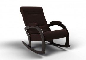 Кресло-качалка Венето 13-Т-Ш (ткань/венге) ШОКОЛАД в Можге - mozhga.ok-mebel.com | фото 1