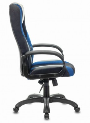 Кресло компьютерное BRABIX PREMIUM "Rapid GM-102" (экокожа/ткань, черное/синее) 532106 в Можге - mozhga.ok-mebel.com | фото 3