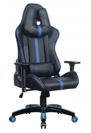 Кресло компьютерное BRABIX "GT Carbon GM-120" (черное/синее) 531930 в Можге - mozhga.ok-mebel.com | фото