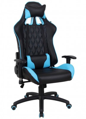Кресло компьютерное BRABIX "GT Master GM-110" (черное/голубое) 531928 в Можге - mozhga.ok-mebel.com | фото
