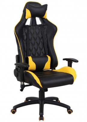 Кресло компьютерное BRABIX "GT Master GM-110" (черное/желтое) 531927 в Можге - mozhga.ok-mebel.com | фото