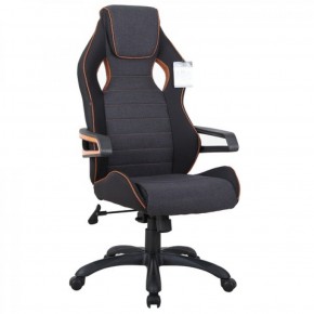 Кресло компьютерное BRABIX Techno Pro GM-003 (ткань черное/серое, вставки оранжевые) 531813 в Можге - mozhga.ok-mebel.com | фото