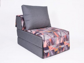 Кресло-кровать бескаркасное Харви (серый-сноу манго) в Можге - mozhga.ok-mebel.com | фото
