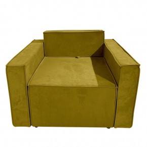 Кресло-кровать Принц КК1-ВГ (велюр горчичный) в Можге - mozhga.ok-mebel.com | фото 1