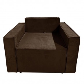 Кресло-кровать Принц КК1-ВК (велюр коричневый) в Можге - mozhga.ok-mebel.com | фото