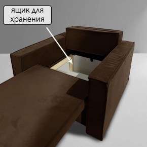 Кресло-кровать Принц КК1-ВК (велюр коричневый) в Можге - mozhga.ok-mebel.com | фото 6
