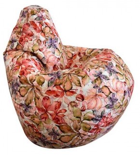 Кресло-мешок Цветы L в Можге - mozhga.ok-mebel.com | фото