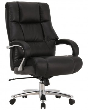 Кресло офисное BRABIX PREMIUM "Bomer HD-007" (рециклированная кожа, хром, черное) 531939 в Можге - mozhga.ok-mebel.com | фото