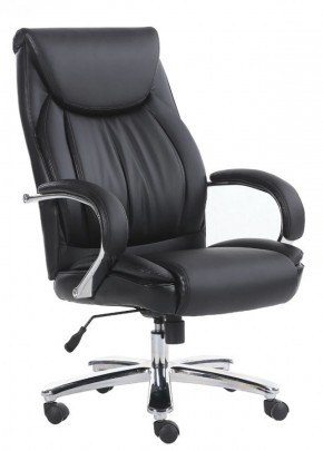 Кресло офисное BRABIX "Advance EX-575" (хром/экокожа/черное) 531825 в Можге - mozhga.ok-mebel.com | фото