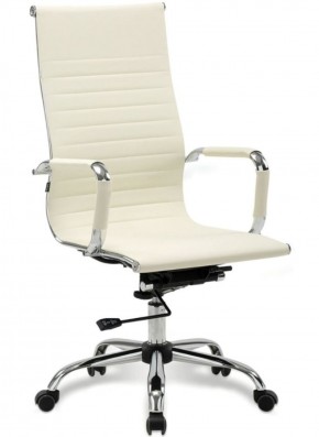 Кресло офисное BRABIX "Energy EX-509" (экокожа, хром, бежевое) 531166 в Можге - mozhga.ok-mebel.com | фото