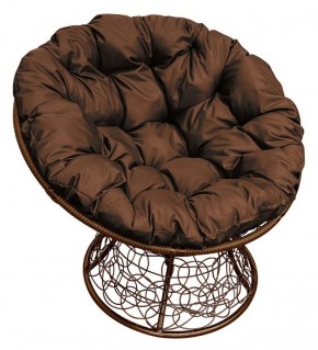 Кресло "ПАПАСАН" ротанг (каркас коричневый) в Можге - mozhga.ok-mebel.com | фото 1
