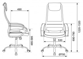 Кресло руководителя Бюрократ CH-608SL/BLACK в Можге - mozhga.ok-mebel.com | фото 4