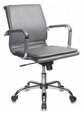 Кресло руководителя Бюрократ CH-993-LOW/GREY серый в Можге - mozhga.ok-mebel.com | фото