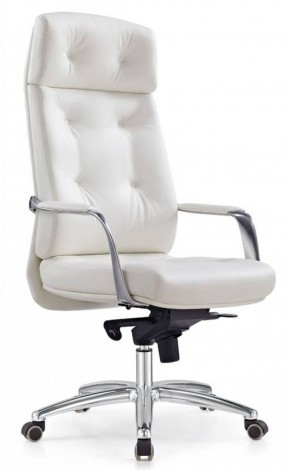 Кресло руководителя Бюрократ _DAO/WHITE белый в Можге - mozhga.ok-mebel.com | фото