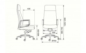 Кресло руководителя Бюрократ _JONS/BLACK черный в Можге - mozhga.ok-mebel.com | фото 4