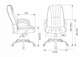 Кресло руководителя Бюрократ T-898SL/BLACK в Можге - mozhga.ok-mebel.com | фото 4