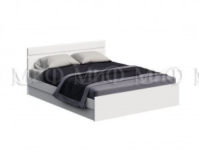 НЭНСИ NEW Кровать 1,4 м (Белый глянец холодный/Белый) в Можге - mozhga.ok-mebel.com | фото
