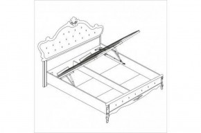 Кровать 1800 Мишель с мягким изголовьем в Можге - mozhga.ok-mebel.com | фото 3