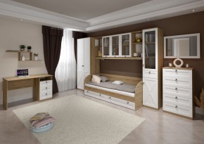 Кровать 800 «ТУРИН» с настилом ЛДСП в Можге - mozhga.ok-mebel.com | фото 3