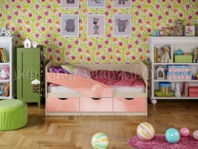 Кровать Бабочки (Розовый металлик) 1600 в Можге - mozhga.ok-mebel.com | фото