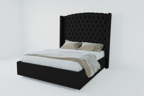 Кровать Берлин ЛЮКС с ПМ 2000 (экокожа кольт ч) в Можге - mozhga.ok-mebel.com | фото 2