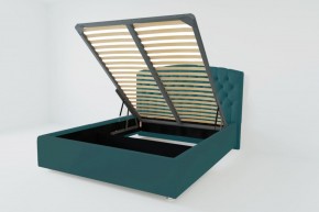 Кровать Берлин с ПМ 800 (велюр бирюзовый) в Можге - mozhga.ok-mebel.com | фото