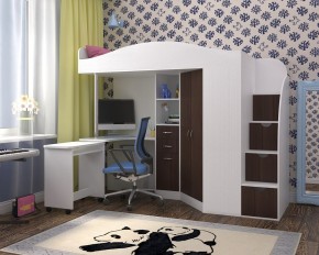 Кровать-чердак Юниор 4 (800*1900) в Можге - mozhga.ok-mebel.com | фото 2