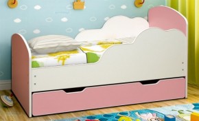 Кровать детская Облака №1 (800*1600) ЛДСП в Можге - mozhga.ok-mebel.com | фото 1