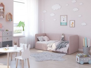 Кровать-диван Leonardo 160*70 (Розовый) + боковина в Можге - mozhga.ok-mebel.com | фото 5
