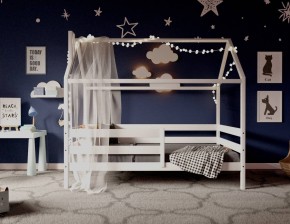 Кровать-домик 80*160 Белый в Можге - mozhga.ok-mebel.com | фото 2