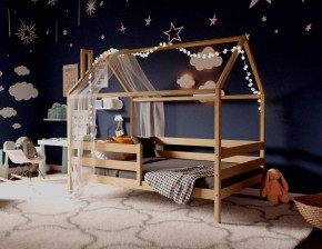 Кровать-домик 80*190 без покраски в Можге - mozhga.ok-mebel.com | фото 3