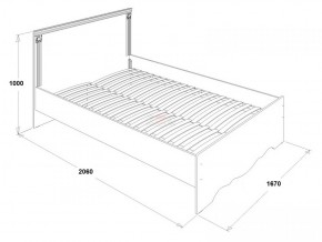 Кровать двойная Ольга 1Н + 2-а ящика (1600*2000) в Можге - mozhga.ok-mebel.com | фото 2