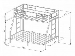 Кровать двухъярусная «Гранада-ЯЯ 140» с ящиками в Можге - mozhga.ok-mebel.com | фото 2