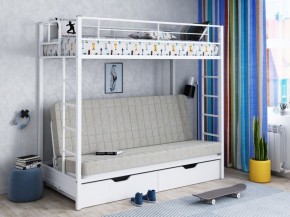 Кровать двухъярусная с диваном "Мадлен-ЯЯ" с ящиками в Можге - mozhga.ok-mebel.com | фото 1