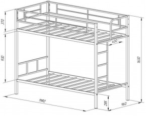 Кровать двухъярусная «Севилья» в Можге - mozhga.ok-mebel.com | фото 2