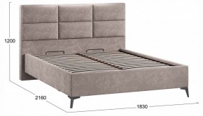 Кровать двуспальная Делана с ПМ Тип 1 в Можге - mozhga.ok-mebel.com | фото 3
