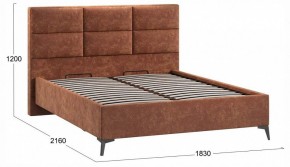 Кровать двуспальная Делана с ПМ Тип 1 в Можге - mozhga.ok-mebel.com | фото 4