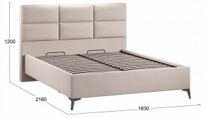 Кровать двуспальная Делана с ПМ Тип 1 в Можге - mozhga.ok-mebel.com | фото 4