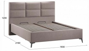 Кровать двуспальная Делана с ПМ Тип 1 в Можге - mozhga.ok-mebel.com | фото 4
